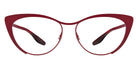 Barton Perreira® Cheeky BRP CHEE5403K - Bordeaux/Cabernet Tortoise/Demo Eyeglasses