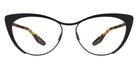Barton Perreira® Cheeky BRP CHEE5405K - Black Satin/Heroine Chic/Demo Eyeglasses