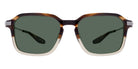 Barton Perreira® Delon BRP DELO5405K - Hickory Gradient/Pewter/Green Smoke (AR) Sunglasses