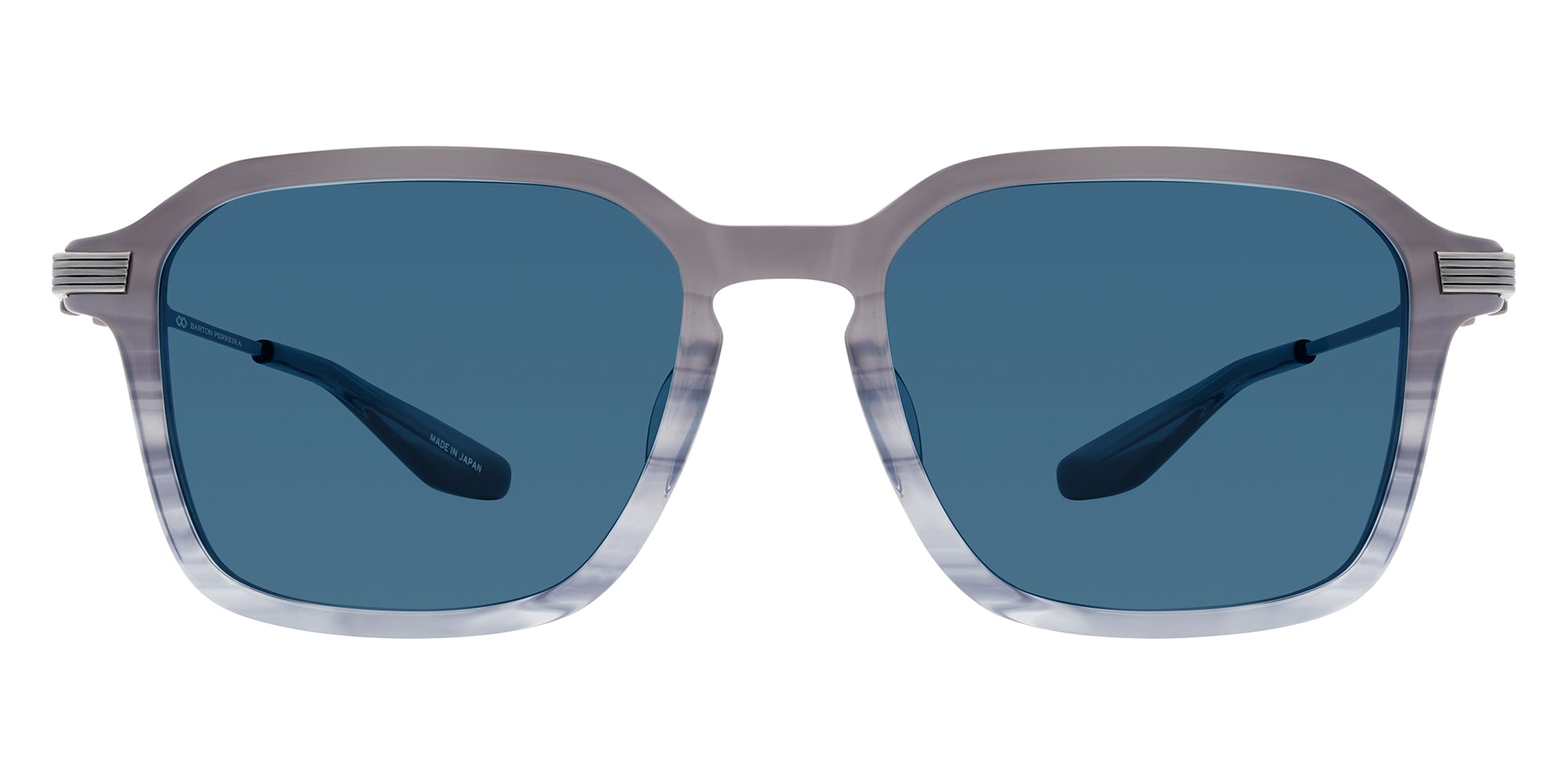 Barton Perreira® Delon BRP DELO5406K - Moonshadow/Pewter/Marine (AR) Sunglasses