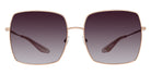 Barton Perreira® Folasade BRP FOLA6006K - Rose Gold/Cassis (AR) Sunglasses