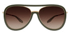 Barton Perreira® Fossett BRP FOSS5904K - Alpine/Gold/Smokey Topaz (AR) Sunglasses