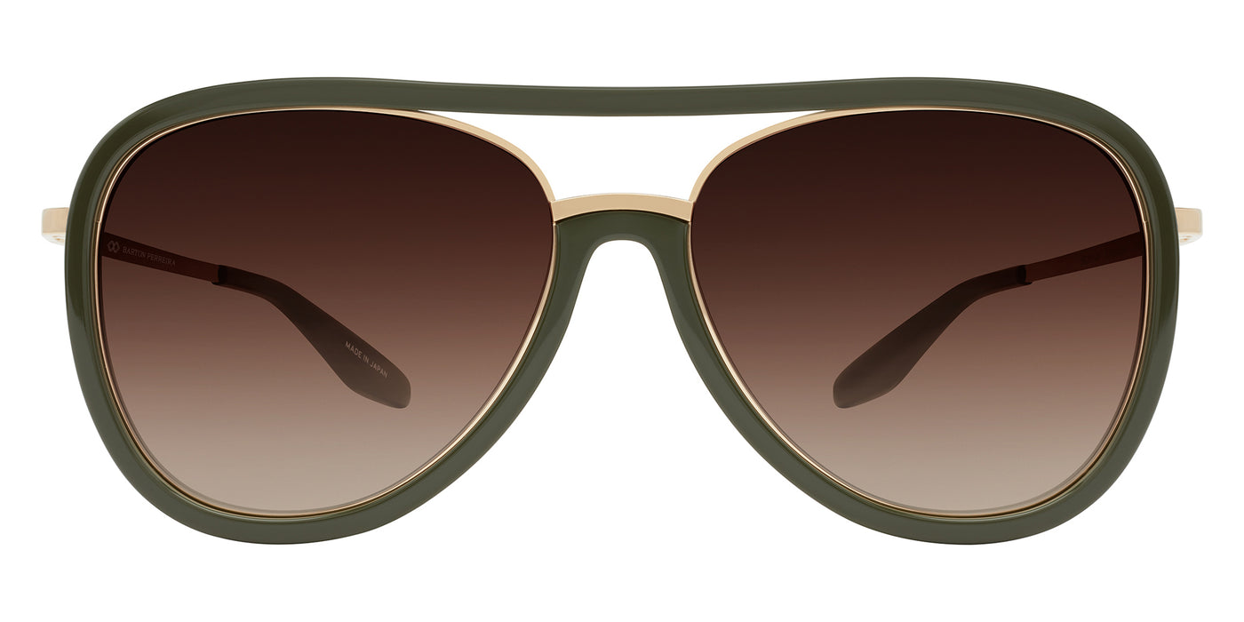 Barton Perreira® Fossett BRP FOSS5904K - Alpine/Gold/Smokey Topaz (AR) Sunglasses
