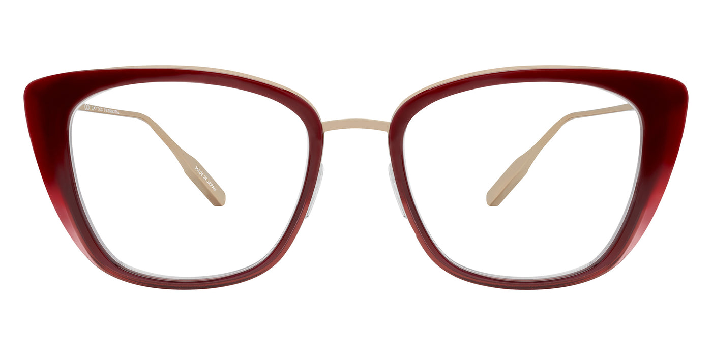 Barton Perreira® Harper BRP HARP5103K - Oxblood/Rose Gold/Demo Eyeglasses