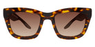 Barton Perreira® Kateri BRP KATE5202K - Classic Tortoise/Gold/Smokey Topaz (AR) Sunglasses