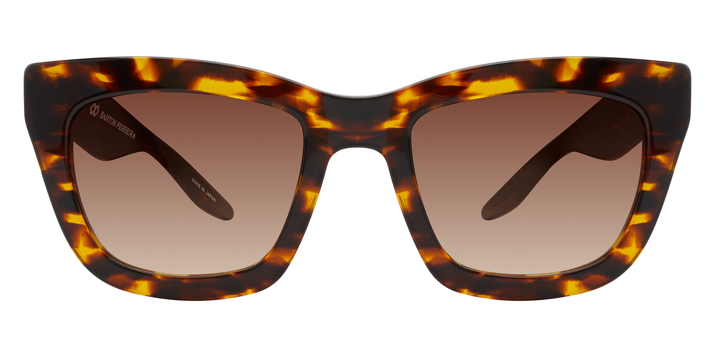 Barton Perreira® Kateri BRP KATE5202K - Classic Tortoise/Gold/Smokey Topaz (AR) Sunglasses
