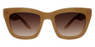 Barton Perreira® Kateri BRP KATE5203K - Camel/Smokey Topaz (AR) Sunglasses
