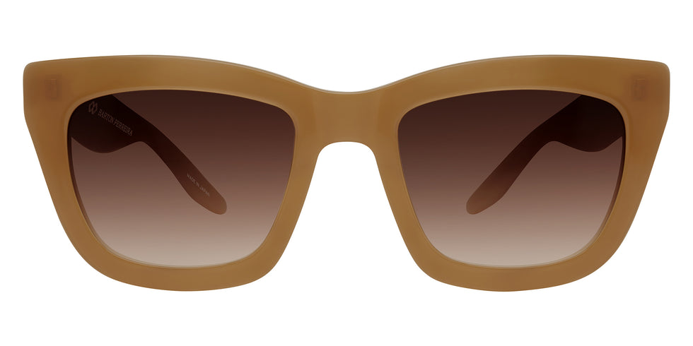 Barton Perreira® Kateri BRP KATE5203K - Camel/Smokey Topaz (AR) Sunglasses
