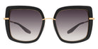 Barton Perreira® Margret BRP MARG5601K - Black/Gold/Smolder (AR) Sunglasses
