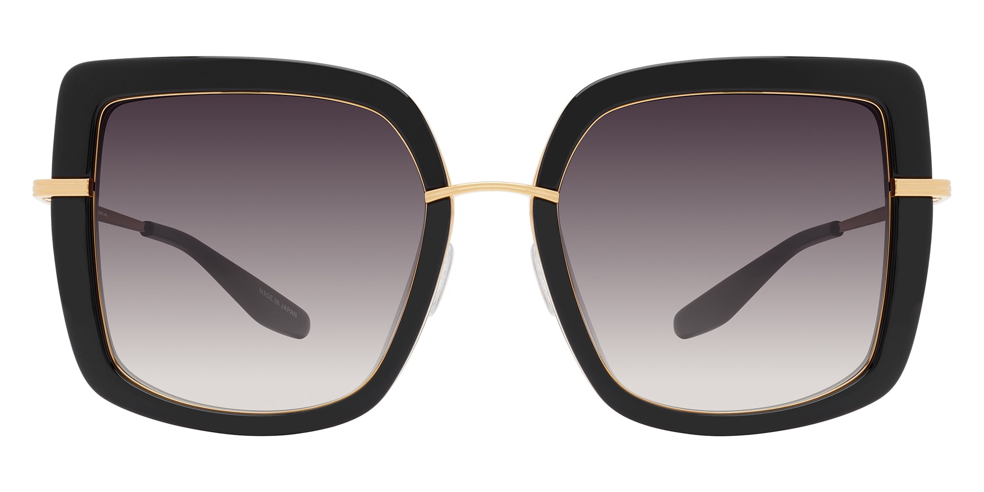 Barton Perreira® Margret BRP MARG5601K - Black/Gold/Smolder (AR) Sunglasses