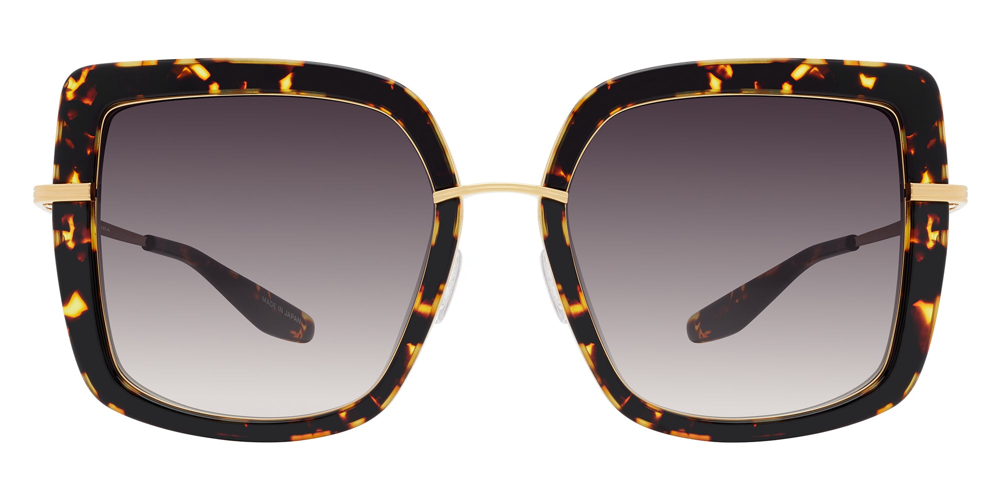 Barton Perreira® Margret BRP MARG5602K - Heroine Chic/Gold/Smolder (AR) Sunglasses