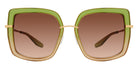 Barton Perreira® Margret BRP MARG5604K - Splendor/Gold/Smokey Topaz (AR) Sunglasses