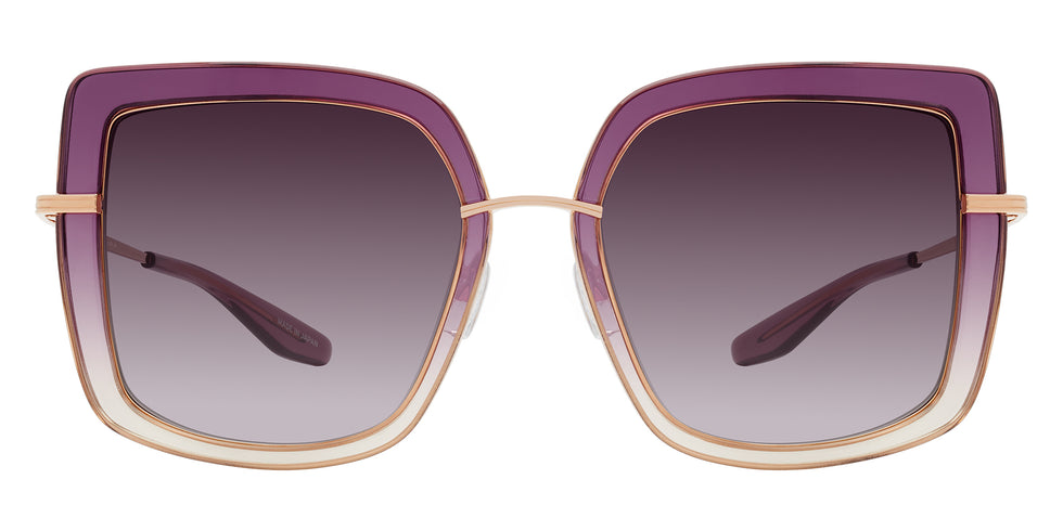 Barton Perreira® Margret BRP MARG5605K - Plum Ombre/Rose Gold/Cassis Gradient (AR) Sunglasses