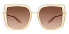 Barton Perreira® Margret BRP MARG5606K - Champagne/Gold/Smokey Topaz (AR) Sunglasses