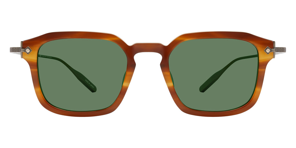 Barton Perreira® Nolan BRP NOLA4952K - Umber Tortoise/Antique Gold/Bottle Green (AR) Sunglasses