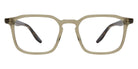 Barton Perreira® Raymond BRP RAYM4905K - Khaki/Sulcata Tortoise/Demo Eyeglasses