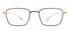 Barton Perreira® Salgado BRP SALG5003K - Gold/Black Satin/Demo Eyeglasses