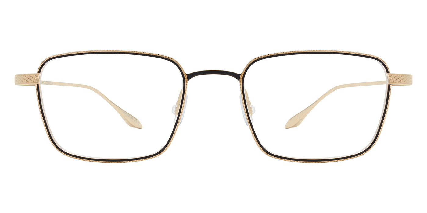 Barton Perreira® Salgado BRP SALG5003K - Gold/Black Satin/Demo Eyeglasses