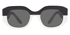 Barton Perreira® Sueno BRP SUEN5101K - Black And White/Noir (AR) Sunglasses
