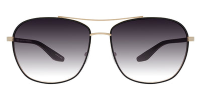 Barton Perreira® Sully BRP SULL5901K - Gold/Jet Enamel/Crystal/Black/Smolder (AR) Sunglasses