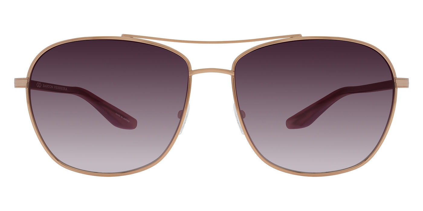 Barton Perreira® Sully BRP SULL5904K - Rose Gold/Desert Rose/Cassis Gradient (AR) Sunglasses