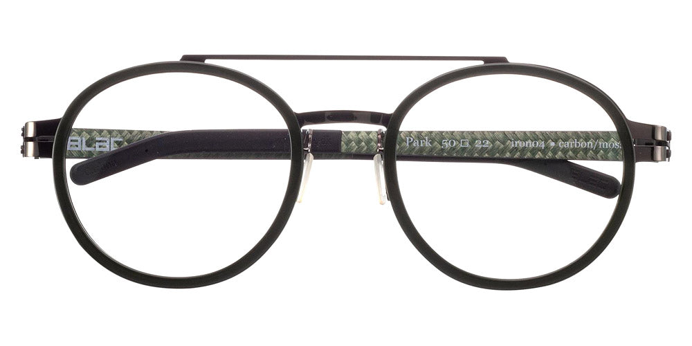 BLAC® PARK BLAC PARK IRON-04-CA 50 - Grey / Black Eyeglasses