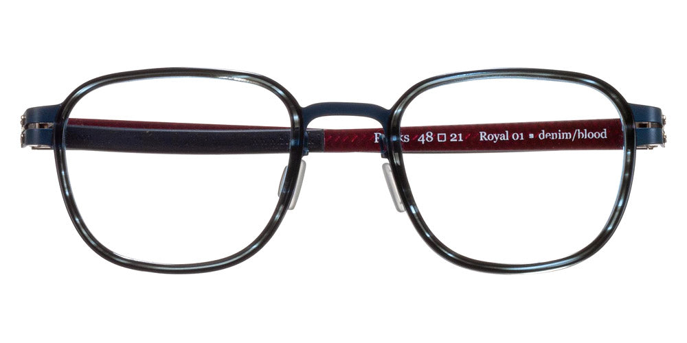 BLAC® ROCKS BLAC ROCKS IRON-02-CU 48 - Grey / Grey 2 Eyeglasses