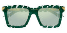 Bottega Veneta® BV1005S BV1005S 010 53 - Green/Green Sunglasses