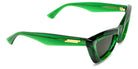 Bottega Veneta® BV1101S BV1101S 010 53 - Green / Green Sunglasses