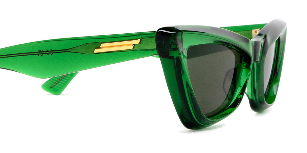 Bottega Veneta® BV1101S BV1101S 010 53 - Green / Green Sunglasses