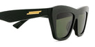 Bottega Veneta® BV1121S BV1121S 007 55 - Green / Green 7 Sunglasses