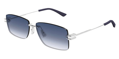 Bottega Veneta® BV1126S BV1126S 005 58 - Silver/Blue Sunglasses