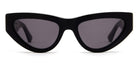 Bottega Veneta® BV1176S BV1176S 001 55 - Black / Gray Sunglasses