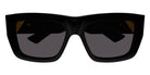 Bottega Veneta® BV1178S BV1178S 001 57 - Black / Gray Sunglasses
