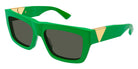 Bottega Veneta® BV1178S BV1178S 003 57 - Green / Green Sunglasses