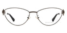 Bottega Veneta® BV1188O BV1188O 001 56 - Gunmetal/Transparent Eyeglasses