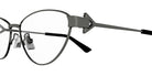 Bottega Veneta® BV1188O BV1188O 001 56 - Gunmetal/Transparent Eyeglasses