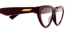 Bottega Veneta® BV1193O BV1193O 003 54 - Burgundy Eyeglasses