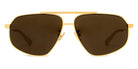 Bottega Veneta® BV1194S BV1194S 002 61 - Gold / Brown Sunglasses