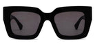 Bottega Veneta® BV1212S BV1212S 001 52 - Black / Gray Sunglasses