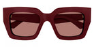 Bottega Veneta® BV1212S BV1212S 004 52 - Burgundy / Pink Sunglasses