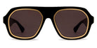 Bottega Veneta® BV1217S BV1217S 001 53 - Black / Gray Sunglasses