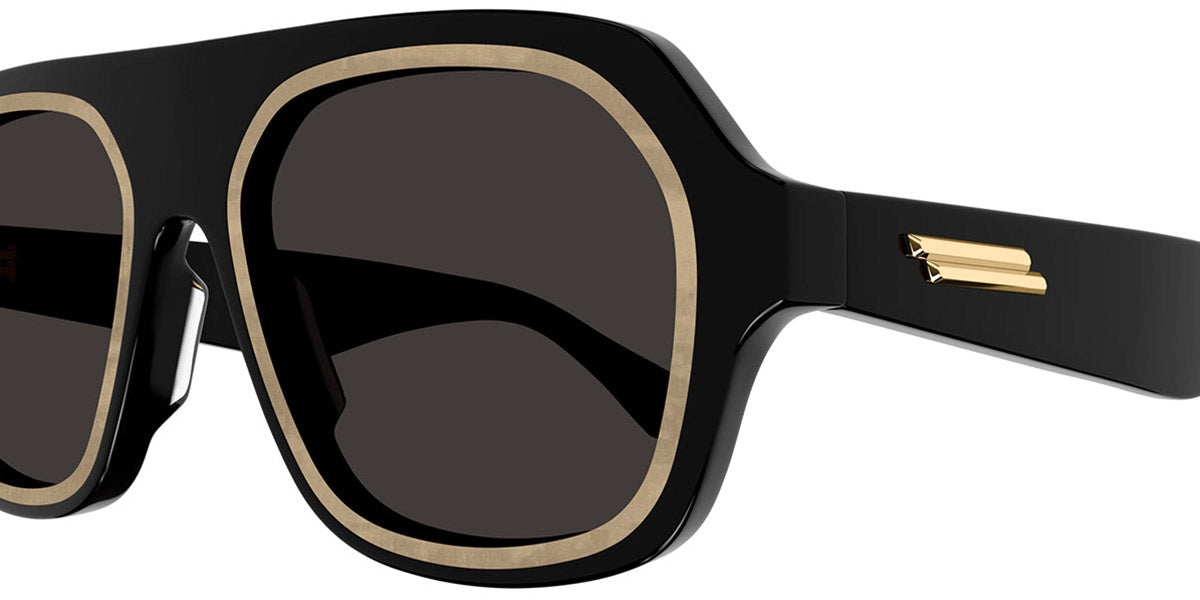 Bottega Veneta Women’s Sunglasses Black Grey Square BV1217S 001 New & Authentic Bottega Veneta® BV1217S Aviator Sunglasses - EuroOptica main image 4