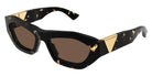 Bottega Veneta® BV1221S BV1221S 002 54 - Havana / Brown Sunglasses
