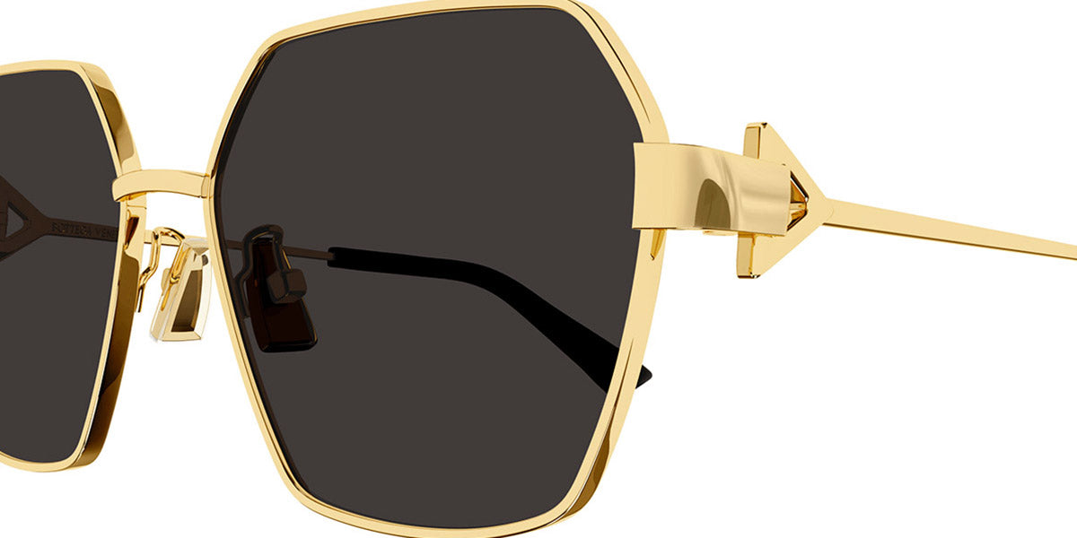 Bottega Veneta Quilted Pattern Sunglasses BOTTEGA VENETA EYEWEAR Intrecciato Panthos Square-Frame  main image 3