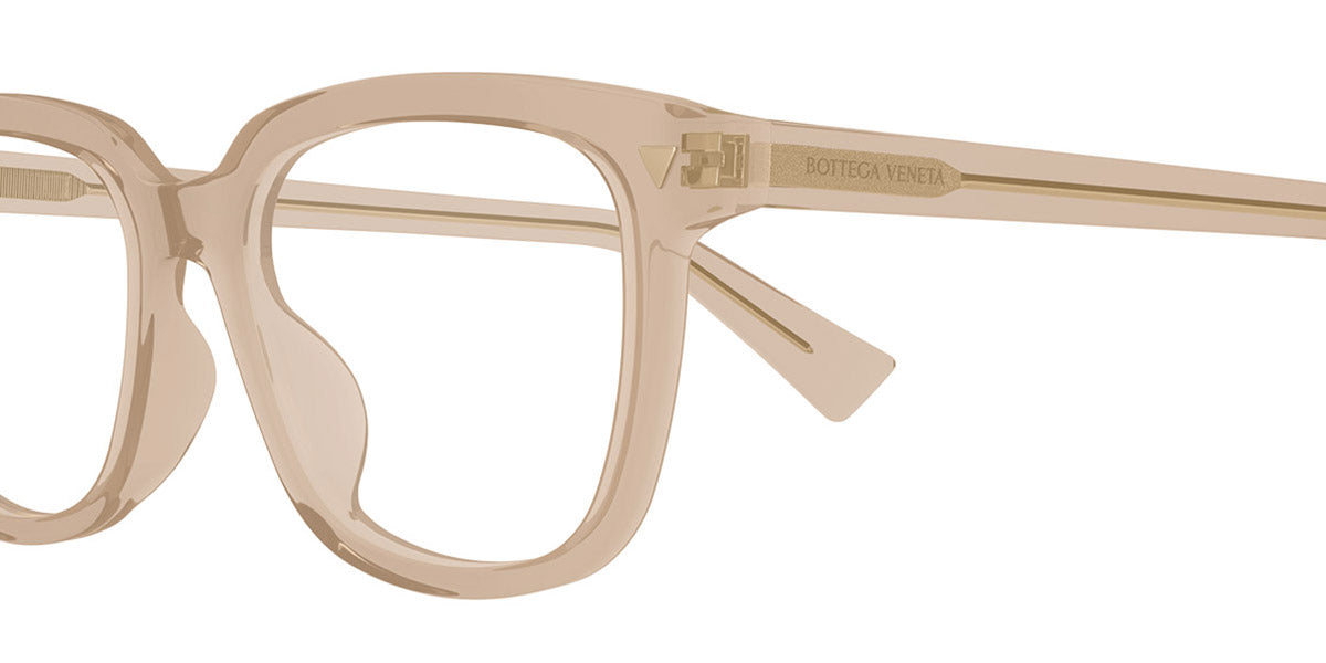 Bottega Veneta® BV1229OA BV1229OA 007 52 - Brown/Transparent Eyeglasses