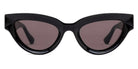 Bottega Veneta® BV1249S BV1249S 001 53 - Black / Grey Sunglasses