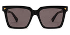 Bottega Veneta® BV1254S BV1254S 001 55 - Black / Grey Sunglasses