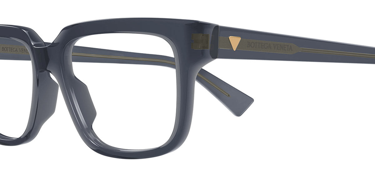 Bottega Veneta® BV1256O BV1256O 011 56 - Grey/Transparent Eyeglasses
