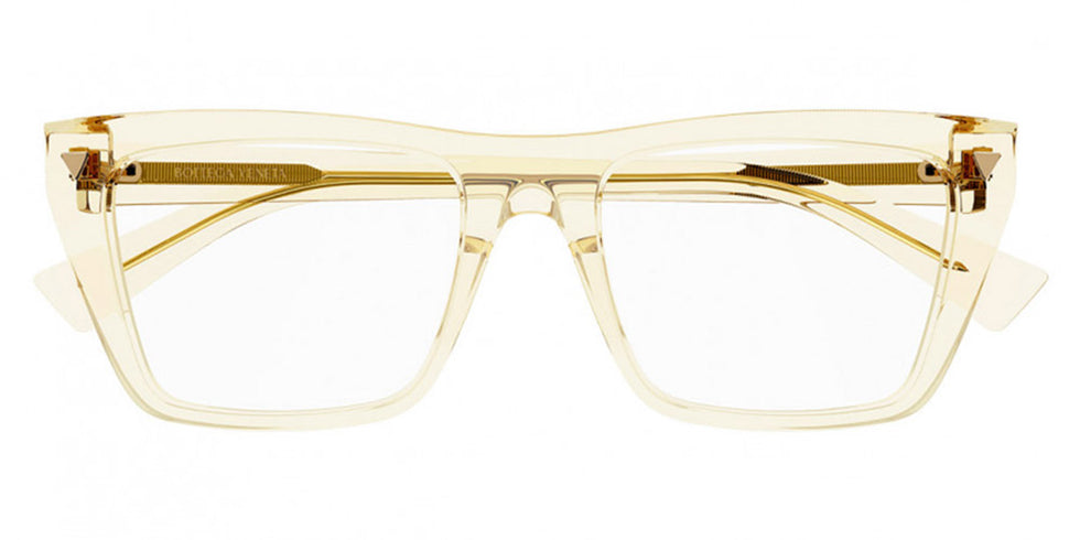 Bottega Veneta® BV1258O BV1258O 004 53 - Yellow Eyeglasses